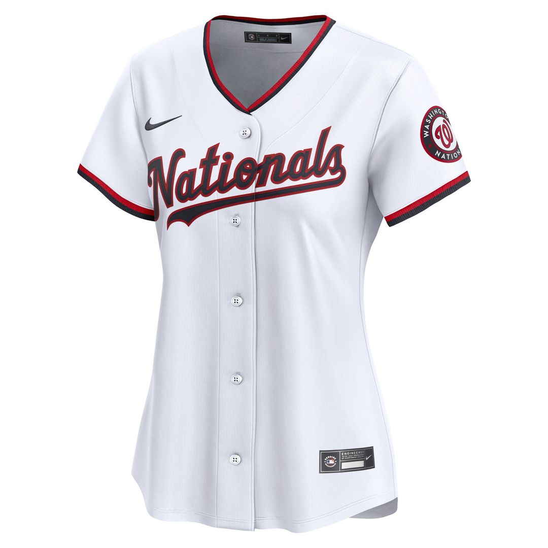 James Wood Washington Nationals Nike Women's Home Limited Player Jersey - White Official MLB Team Apparel Baseball Fan Gear
