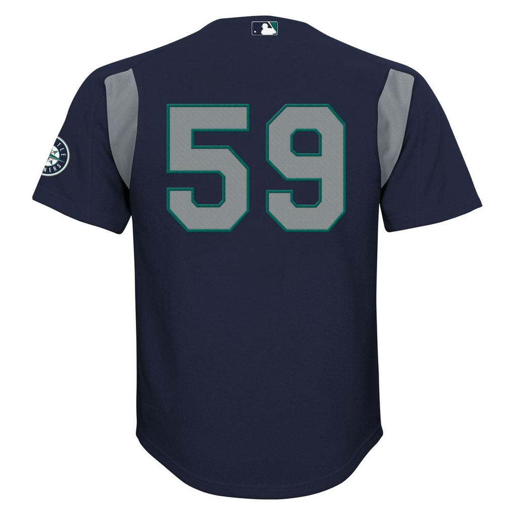 Felix Hernandez Seattle Mariners Mitchell & Ness Youth Mesh Batting Practice Jersey - Navy Official MLB Team Apparel Baseball Fan Gear