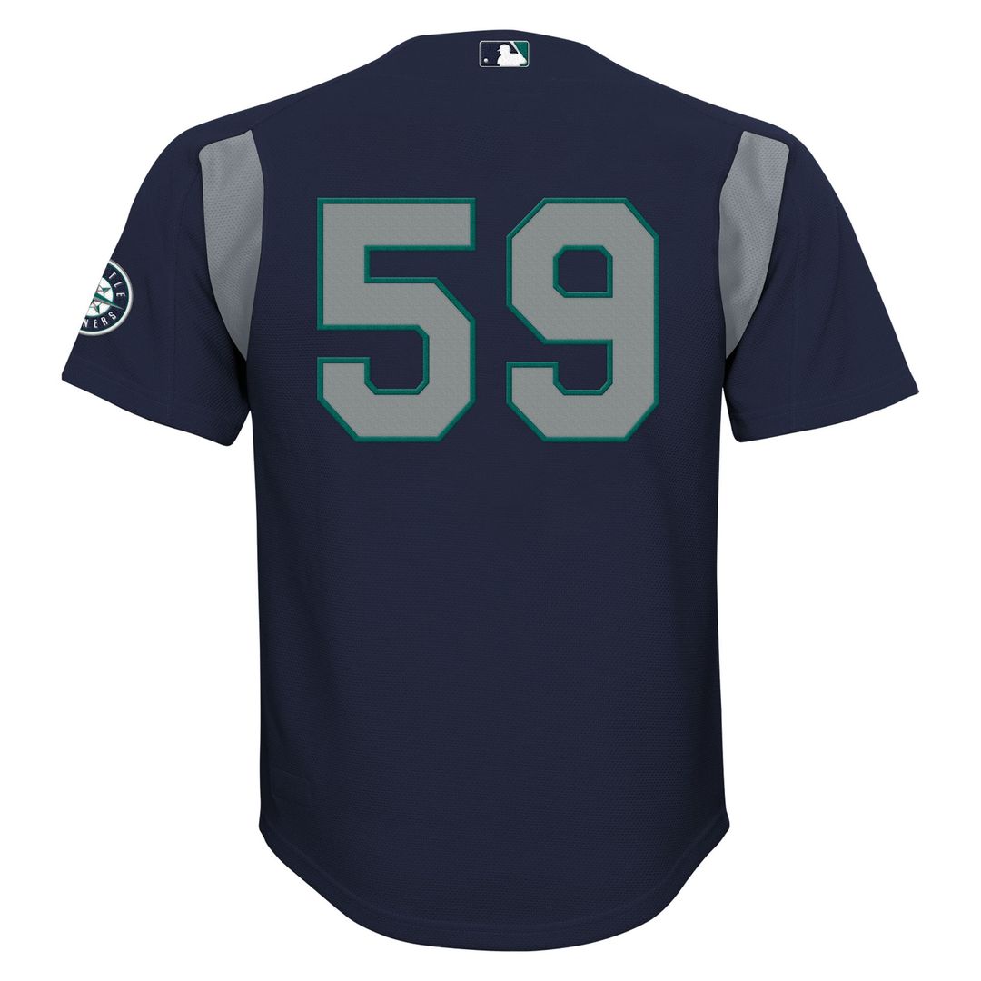 Felix Hernandez Seattle Mariners Mitchell & Ness Youth Mesh Batting Practice Jersey - Navy Official MLB Team Apparel Baseball Fan Gear