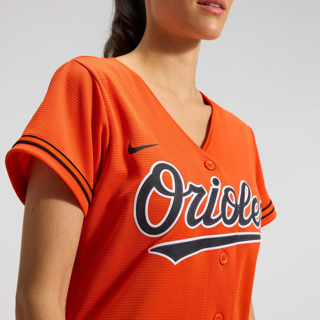 Adley Rutschman Baltimore Orioles Nike Women's Alternate Replica Player Jersey - Orange Official MLB Team Apparel Baseball Fan Gear