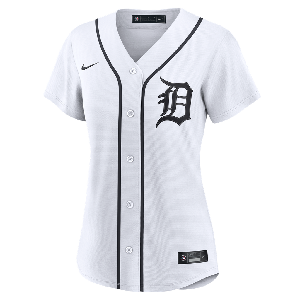 Justin Verlander Detroit Tigers Nike Women's Home Replica Jersey - White Official MLB Team Apparel Baseball Fan Gear