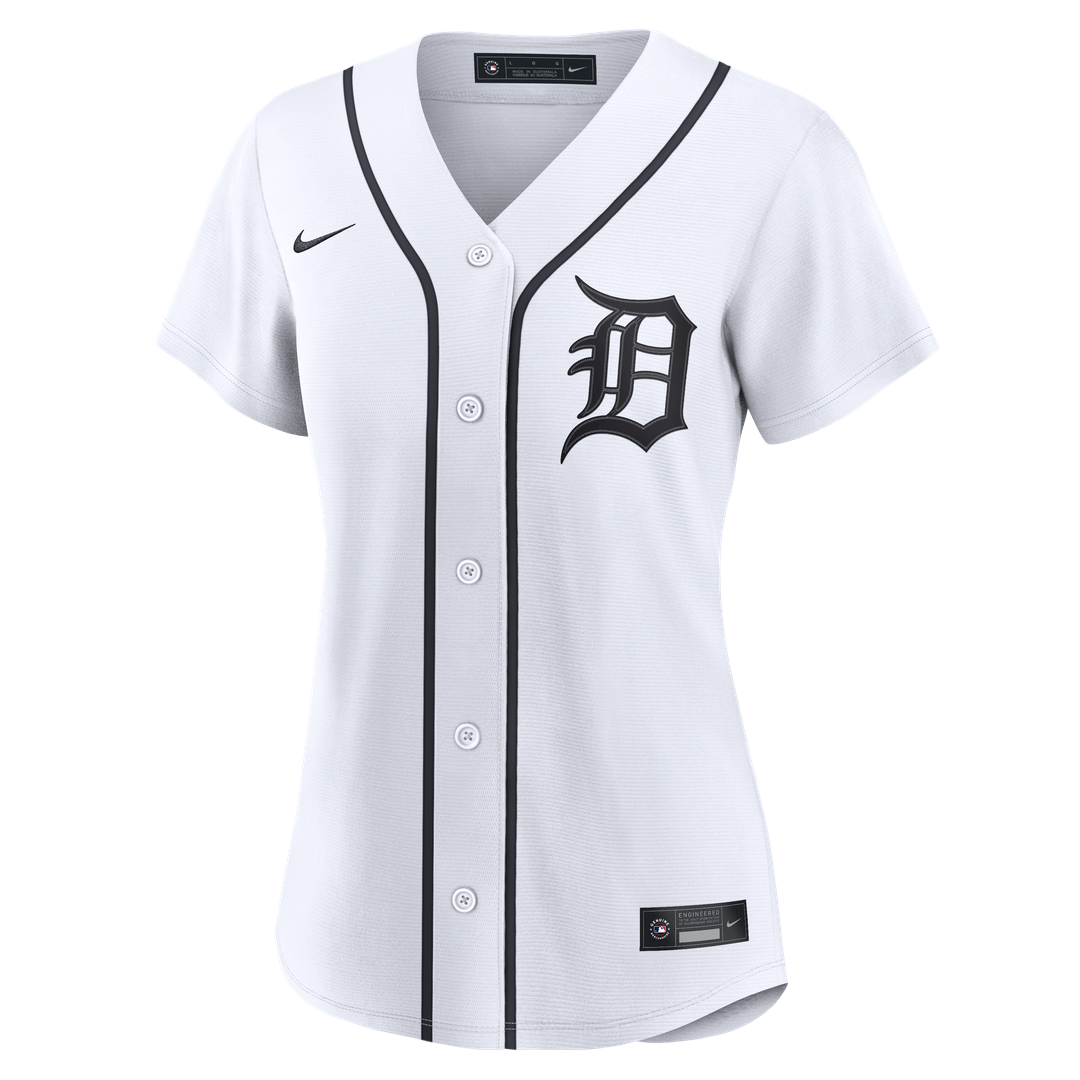 Justin Verlander Detroit Tigers Nike Women's Home Replica Jersey - White Official MLB Team Apparel Baseball Fan Gear