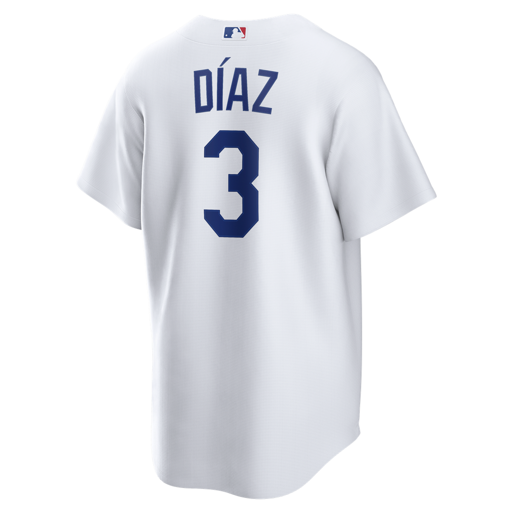 Edwin Díaz Los Angeles Dodgers Nike Home Replica Jersey - White Official MLB Team Apparel Baseball Fan Gear