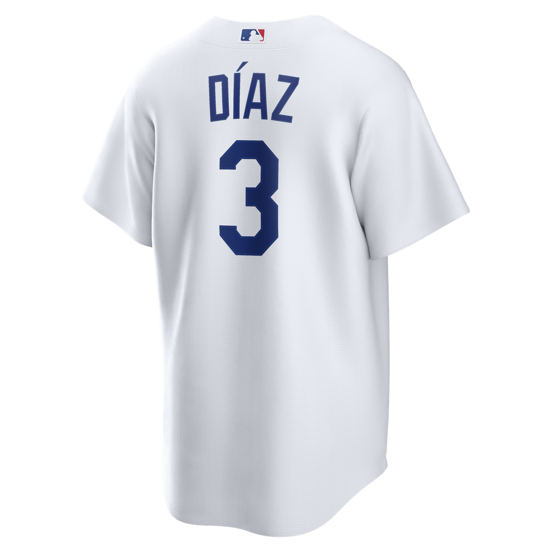 Edwin Díaz Los Angeles Dodgers Nike Home Replica Jersey - White Official MLB Team Apparel Baseball Fan Gear