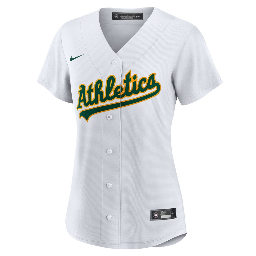 Nick Kurtz Athletics Nike Women's Home Replica Player Jersey - White Official MLB Team Apparel Baseball Fan Gear