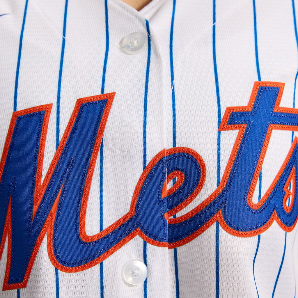 New York Mets Nike Women's Home Replica Team Jersey - White Official MLB Team Apparel Baseball Fan Gear