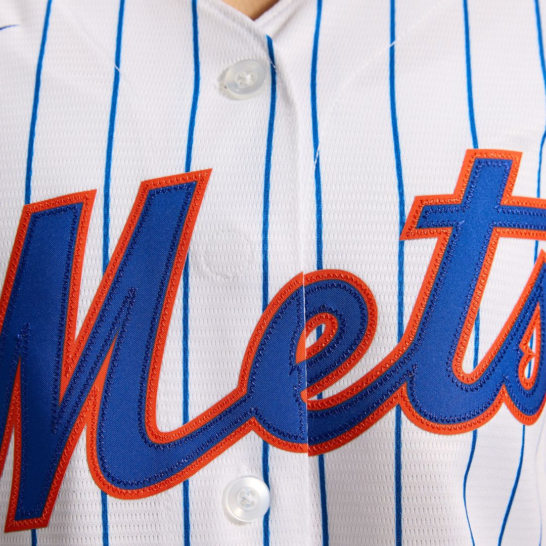 New York Mets Nike Women's Home Replica Team Jersey - White Official MLB Team Apparel Baseball Fan Gear