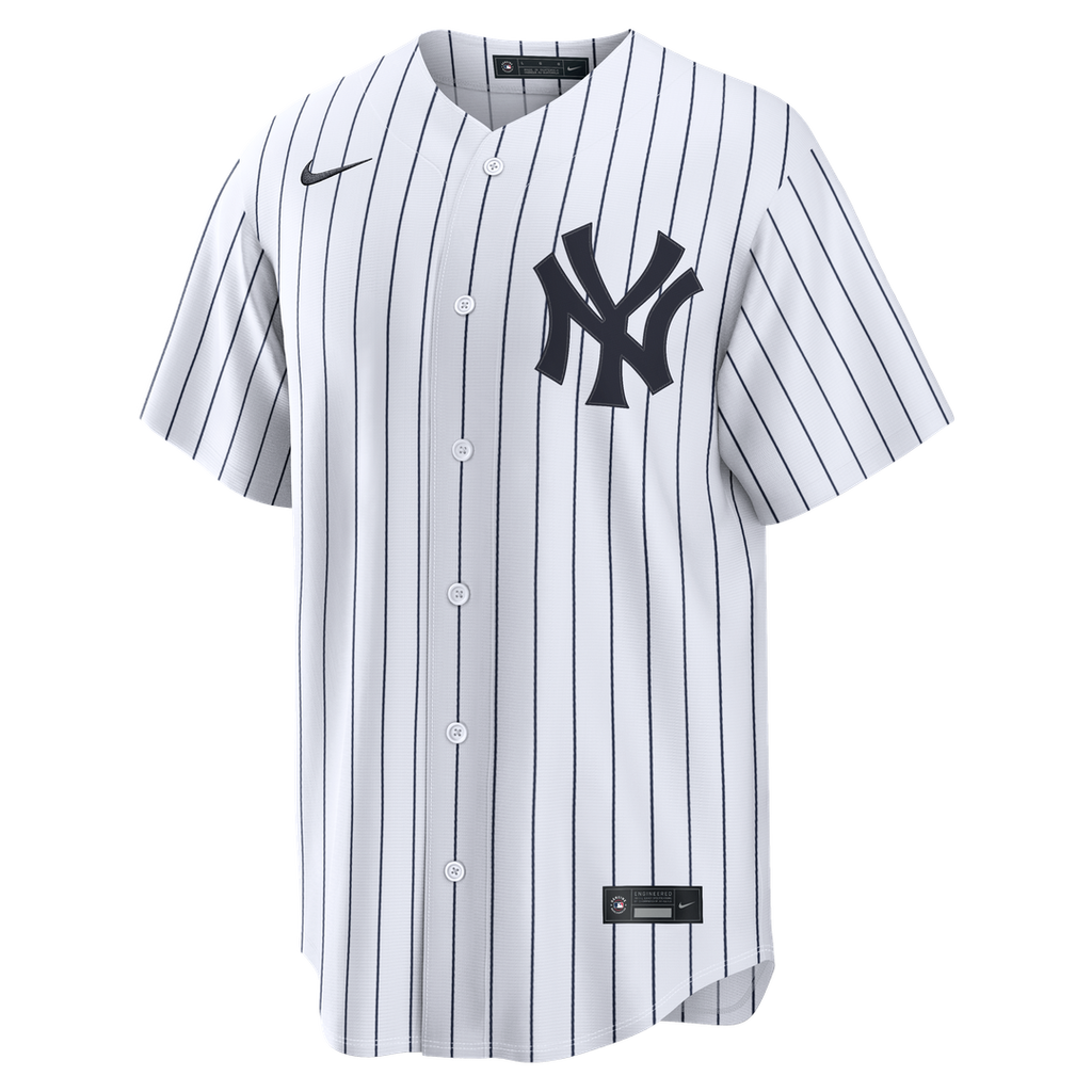 New York Yankees Nike Home Replica Jersey - White Official MLB Team Apparel Baseball Fan Gear