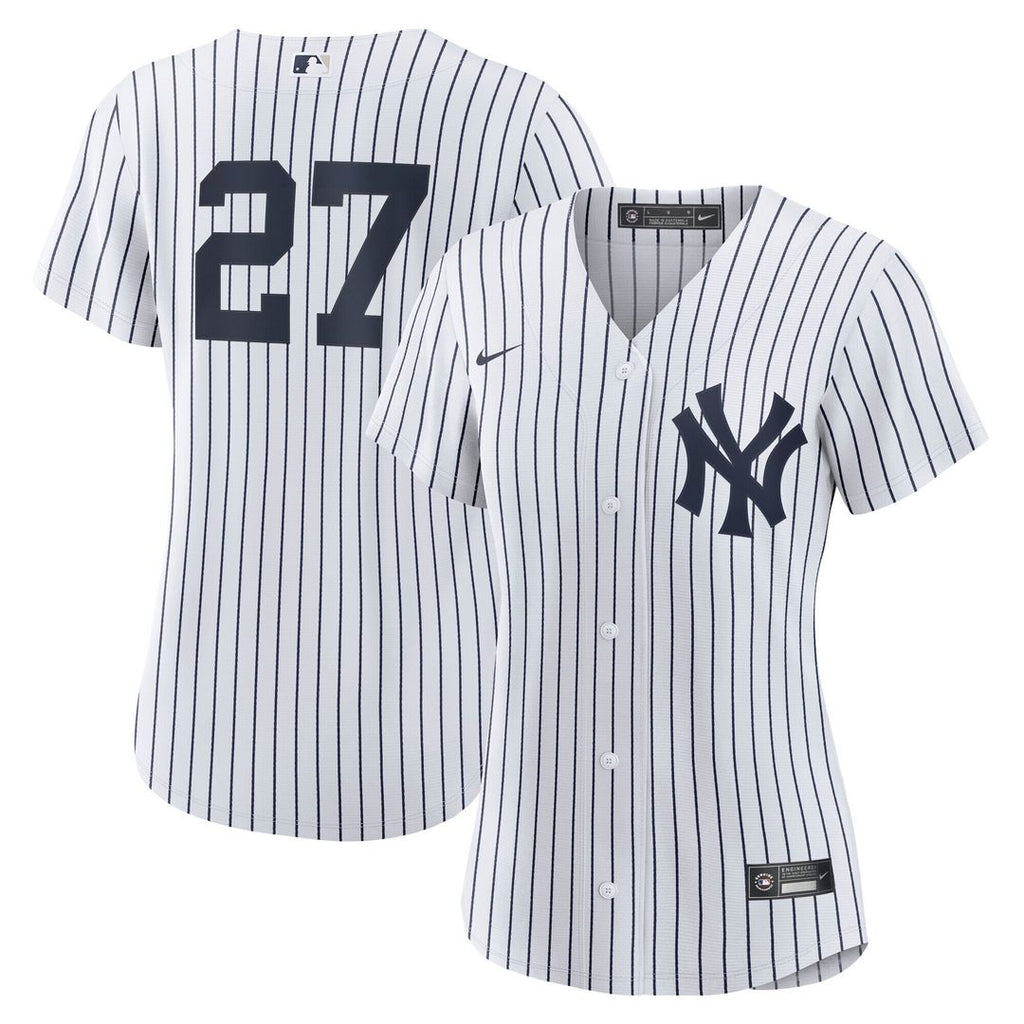 Giancarlo Stanton New York Yankees Nike Women's Home Replica Player Jersey - White Official MLB Team Apparel Baseball Fan Gear