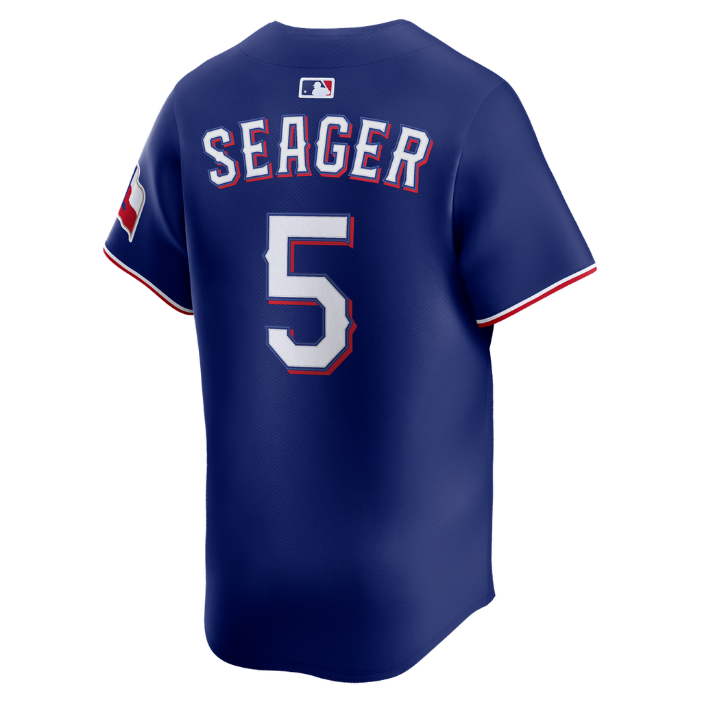 Corey Seager Texas Rangers Nike Alternate 2 Limited Jersey - Royal Official MLB Team Apparel Baseball Fan Gear