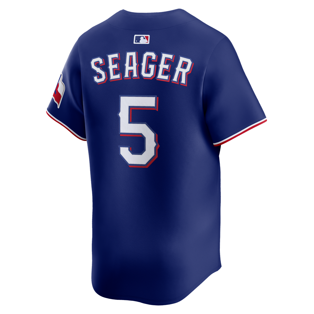 Corey Seager Texas Rangers Nike Alternate 2 Limited Jersey - Royal Official MLB Team Apparel Baseball Fan Gear