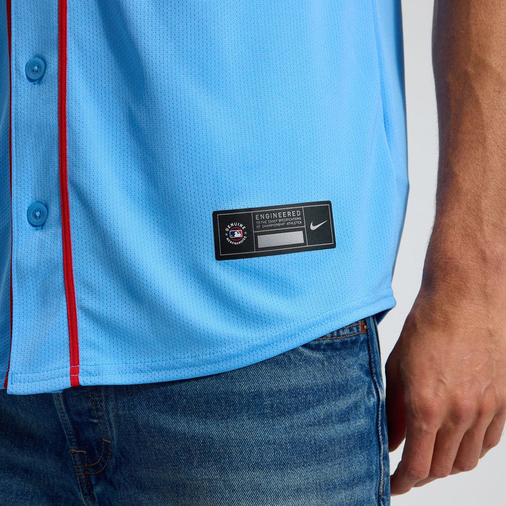 Lars Nootbaar St. Louis Cardinals Nike Alternate Limited Jersey - Light Blue Official MLB Team Apparel Baseball Fan Gear