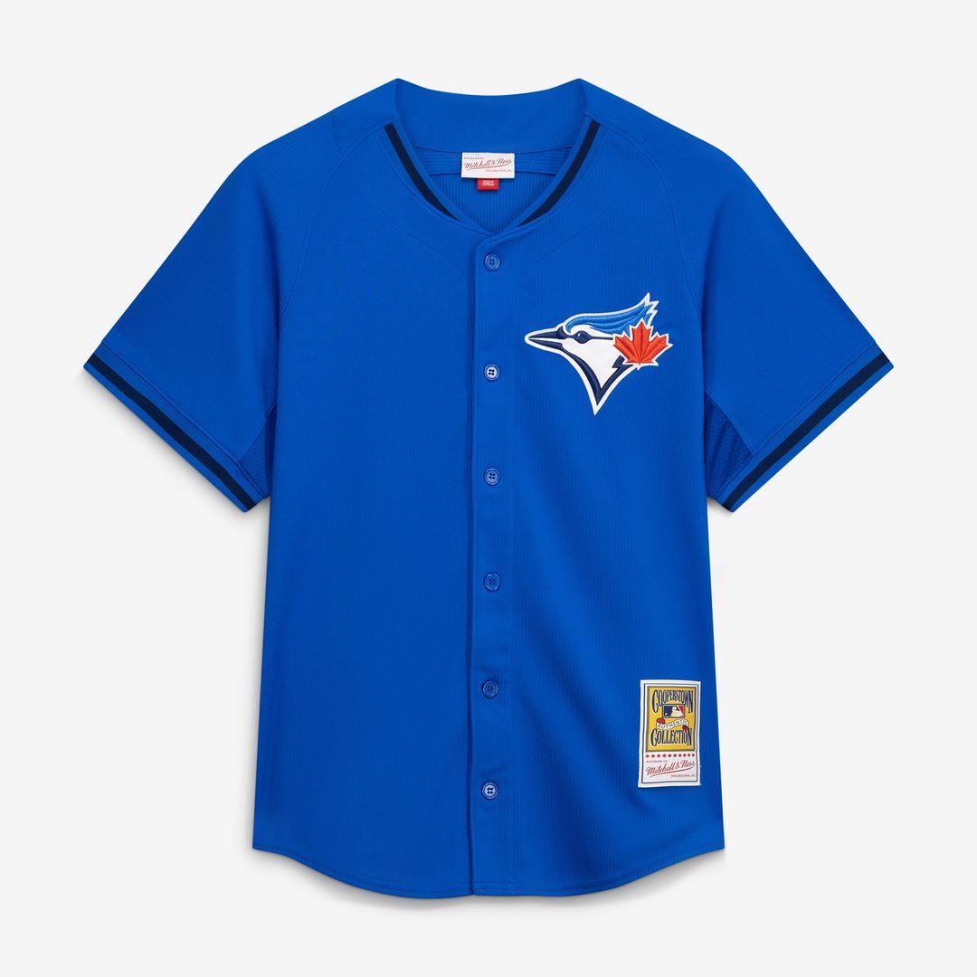 Jose Bautista Toronto Blue Jays Mitchell & Ness Authentic Batting Practice Jersey - Blue Official MLB Team Apparel Baseball Fan Gear
