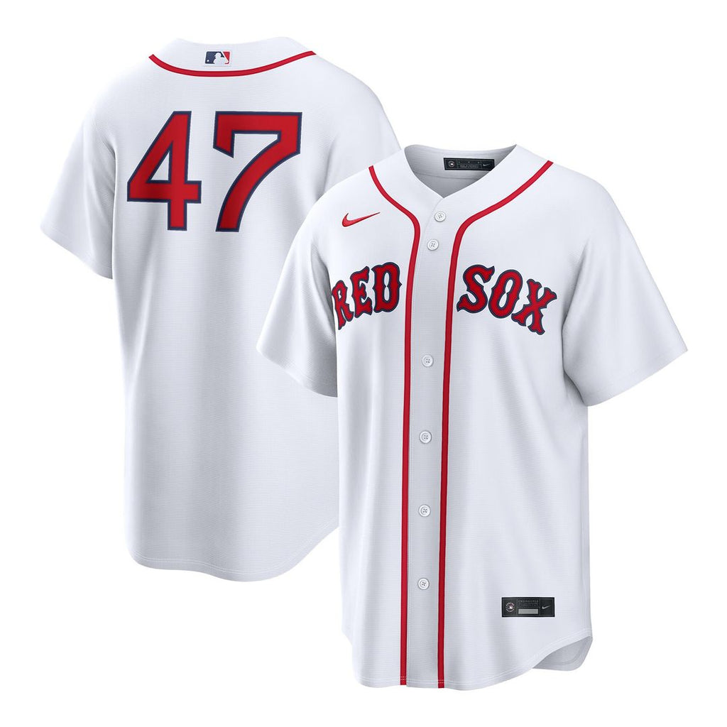 Jovani Moran Boston Red Sox Nike Home Replica Jersey - White Official MLB Team Apparel Baseball Fan Gear
