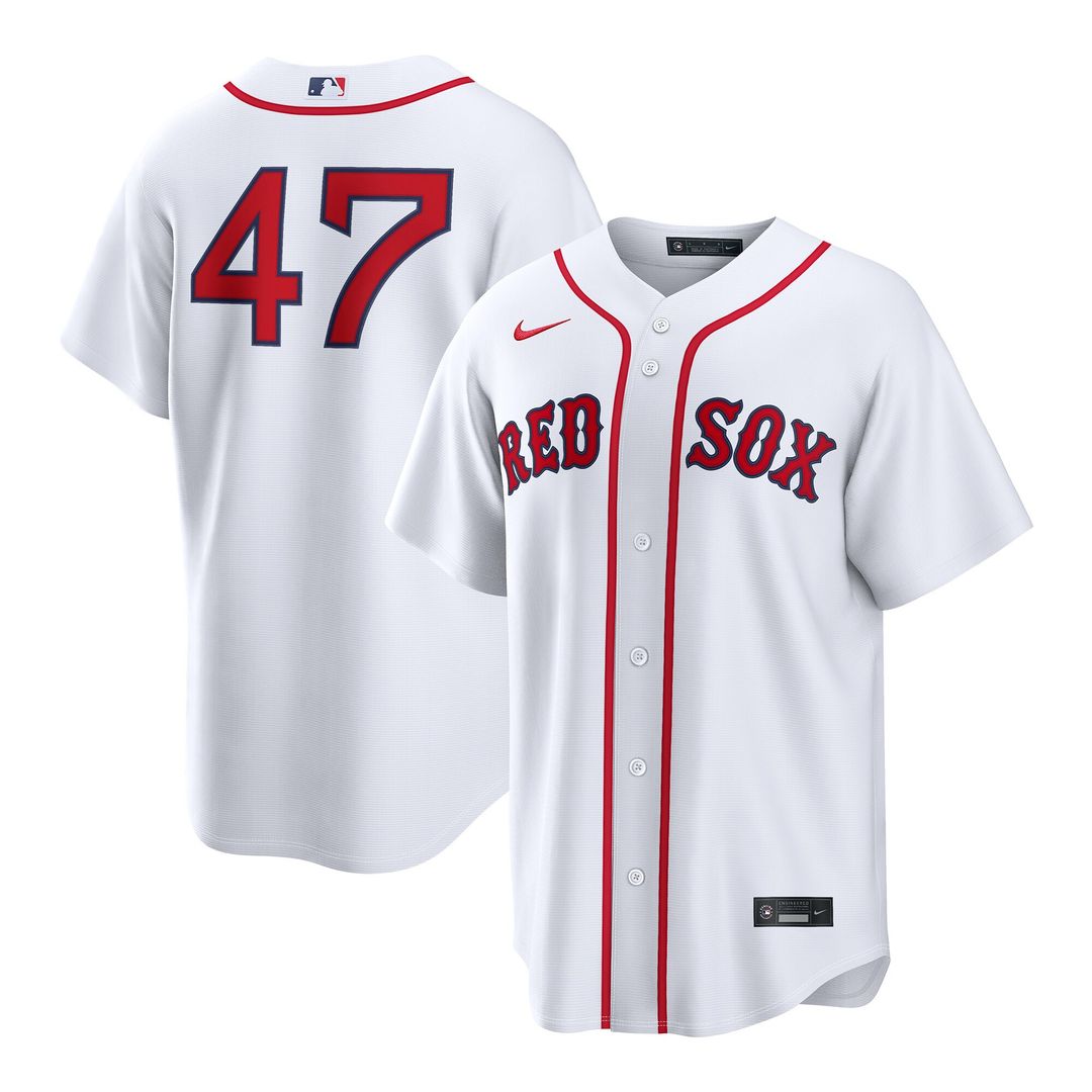 Jovani Moran Boston Red Sox Nike Home Replica Jersey - White Official MLB Team Apparel Baseball Fan Gear