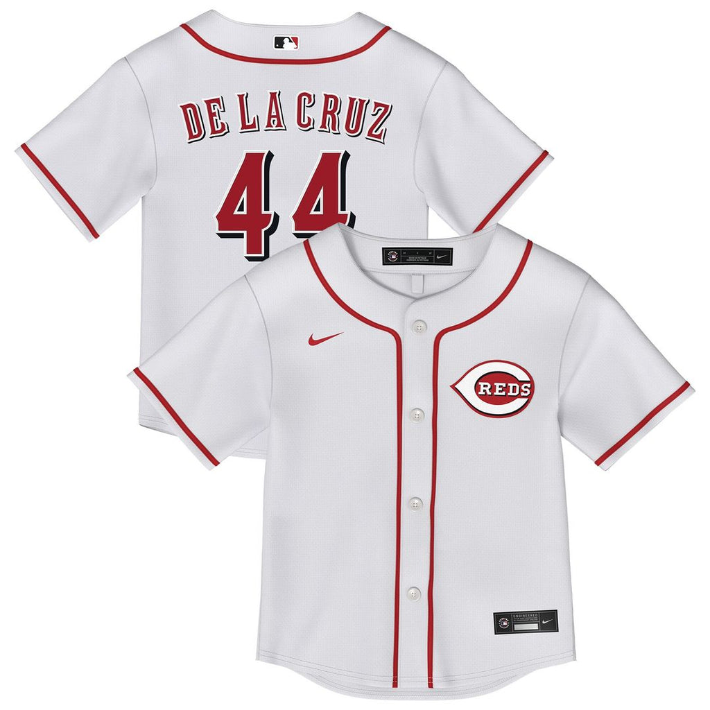 Elly De La Cruz Cincinnati Reds Nike Toddler Home Replica Player Jersey - White Official MLB Team Apparel Baseball Fan Gear