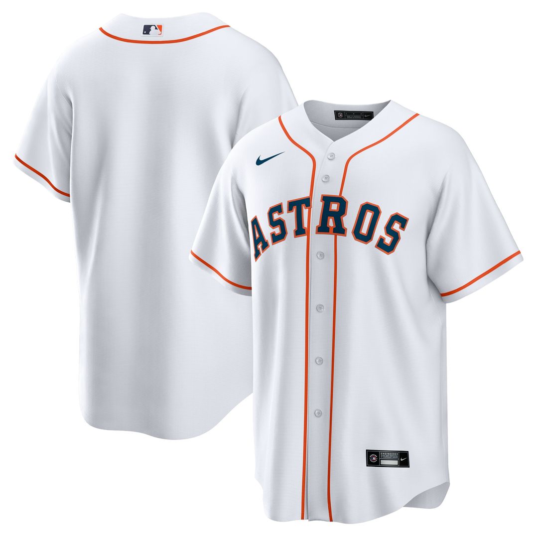 Houston Astros Nike Alternate Replica Team Jersey - Orange Official MLB Team Apparel Baseball Fan Gear
