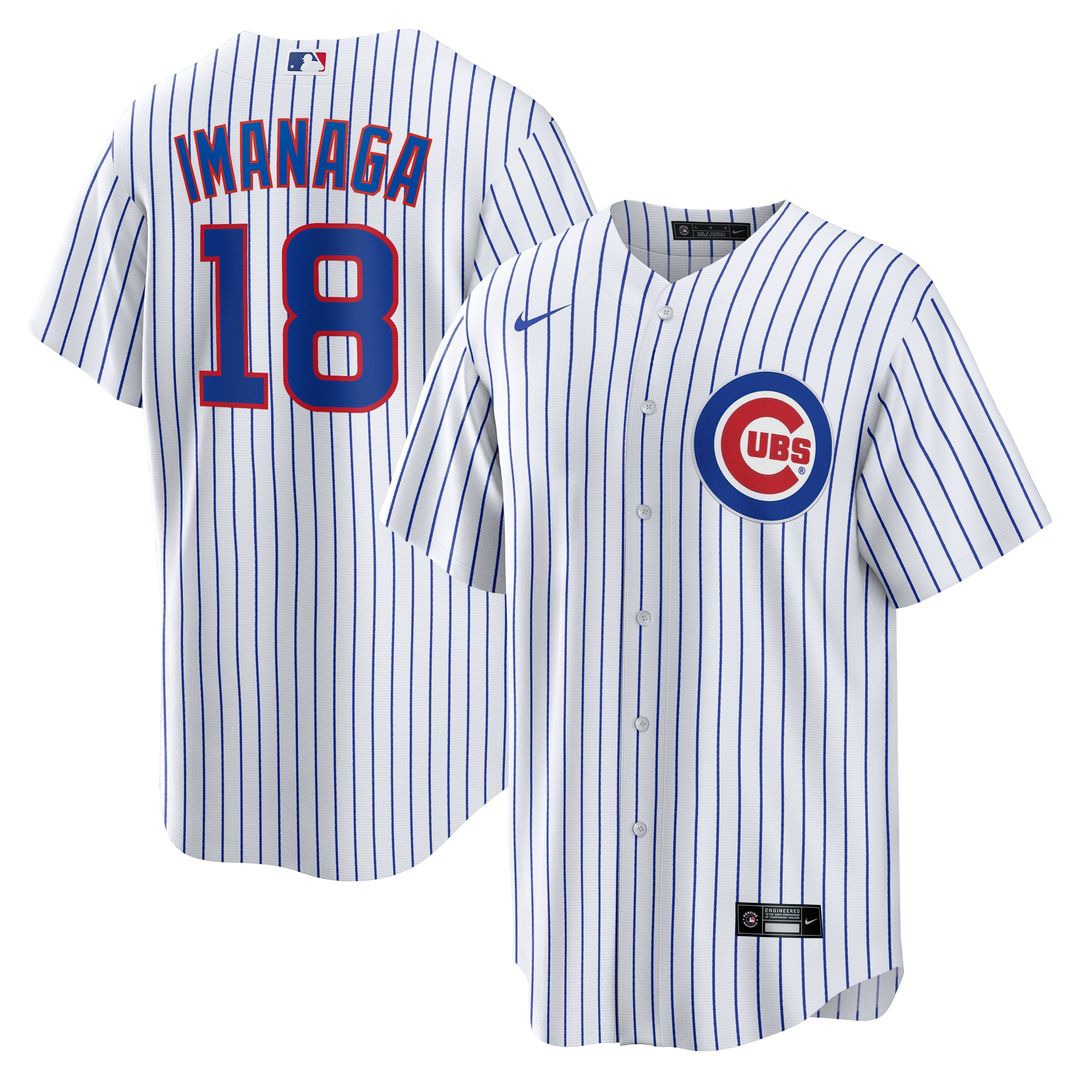 Shota Imanaga Chicago Cubs Nike Home Replica Jersey - White Official MLB Team Apparel Baseball Fan Gear