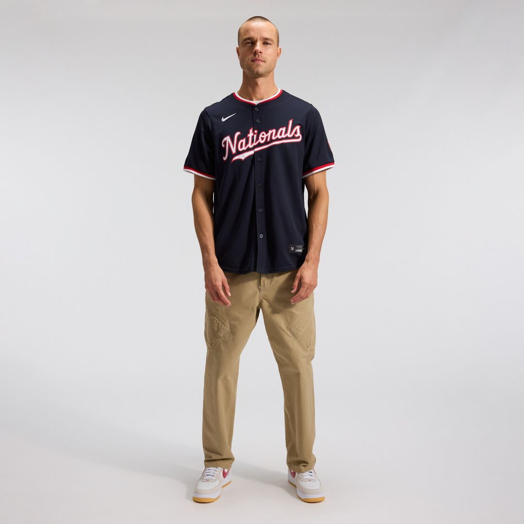 James Wood Washington Nationals Nike Alternate Limited Player Jersey - Navy Official MLB Team Apparel Baseball Fan Gear