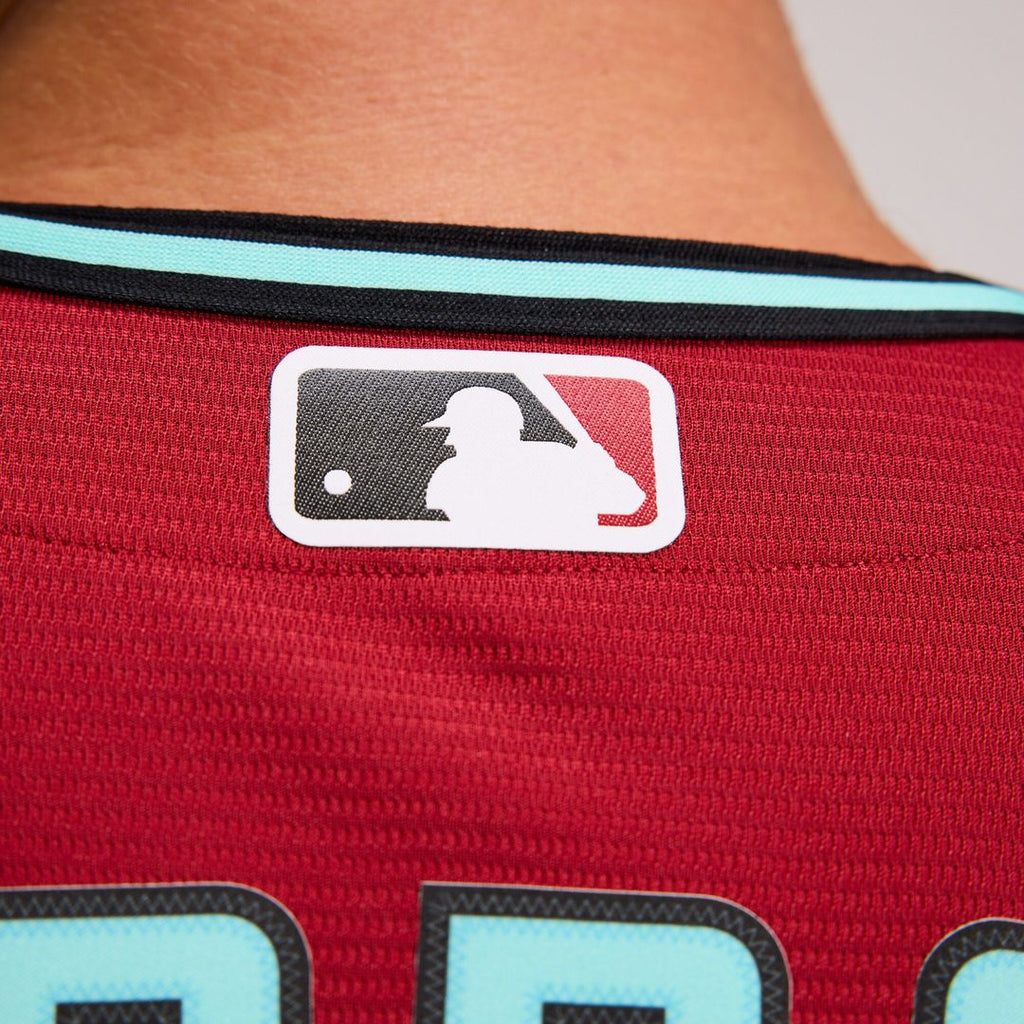 Corbin Carroll Arizona Diamondbacks Nike Alternate 2 Replica Jersey - Crimson Official MLB Team Apparel Baseball Fan Gear