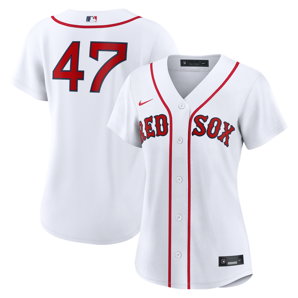 Jovani Moran Boston Red Sox Nike Women's Home Replica Jersey - White Official MLB Team Apparel Baseball Fan Gear