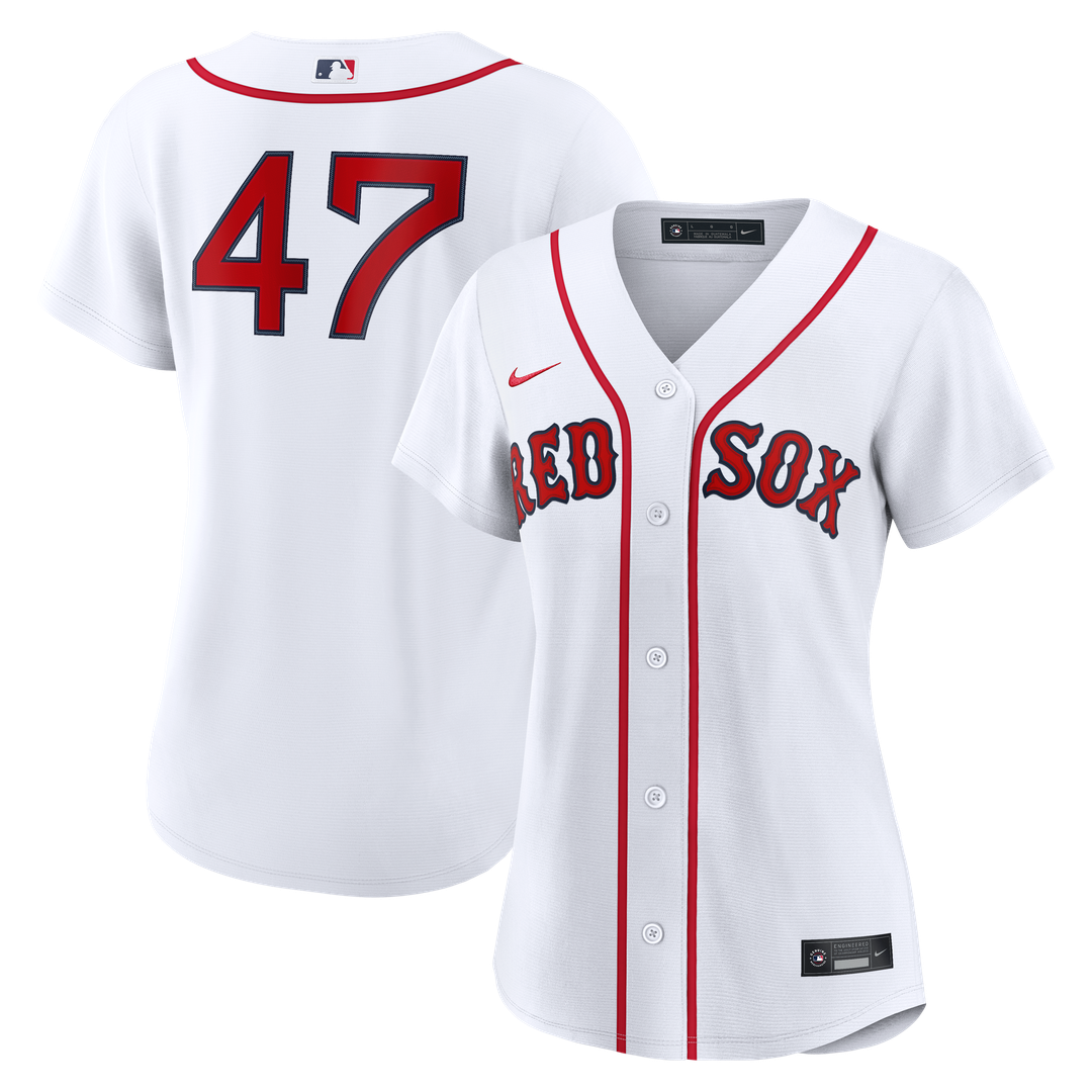 Jovani Moran Boston Red Sox Nike Women's Home Replica Jersey - White Official MLB Team Apparel Baseball Fan Gear