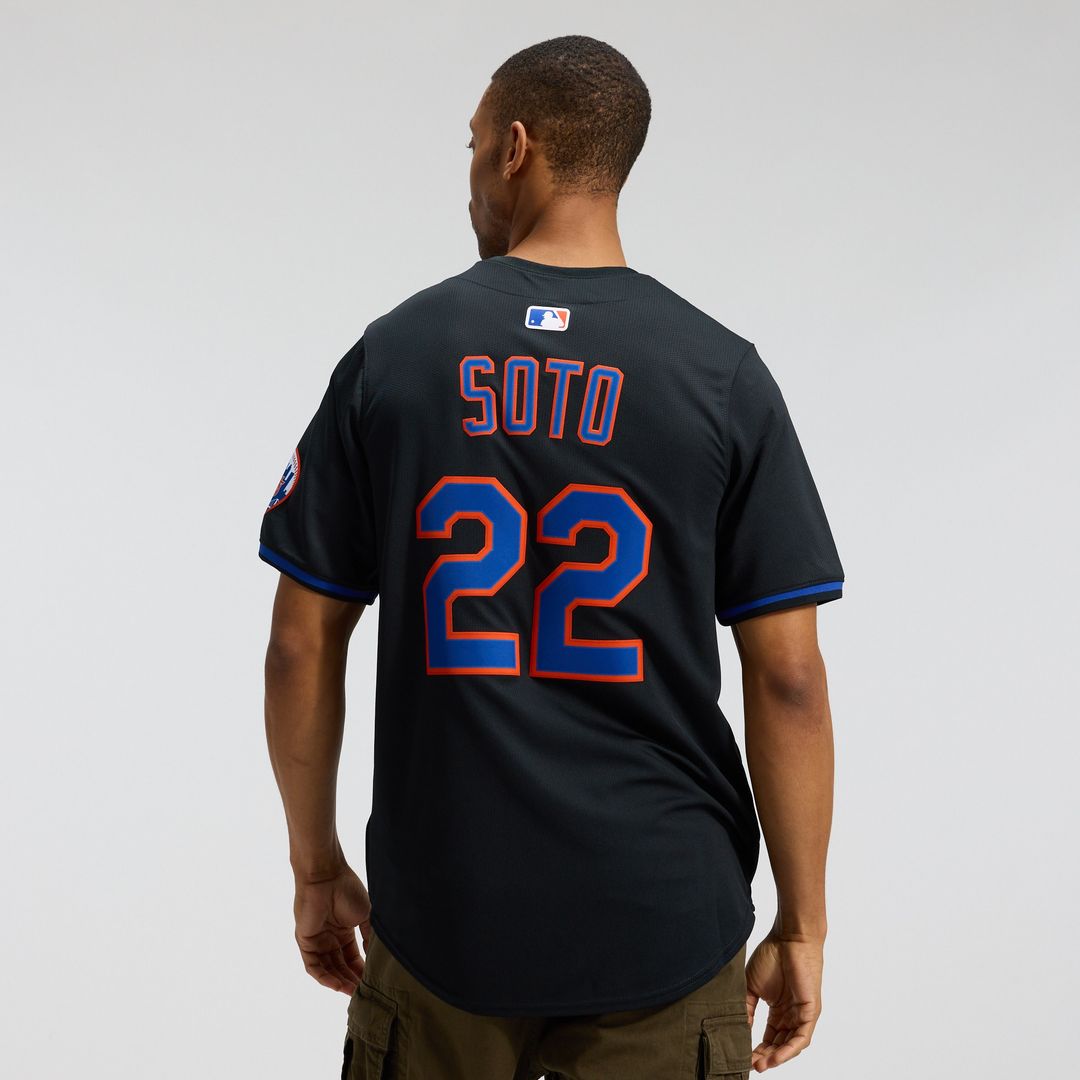 Juan Soto New York Mets Nike Alternate Limited Jersey - Black Official MLB Team Apparel Baseball Fan Gear