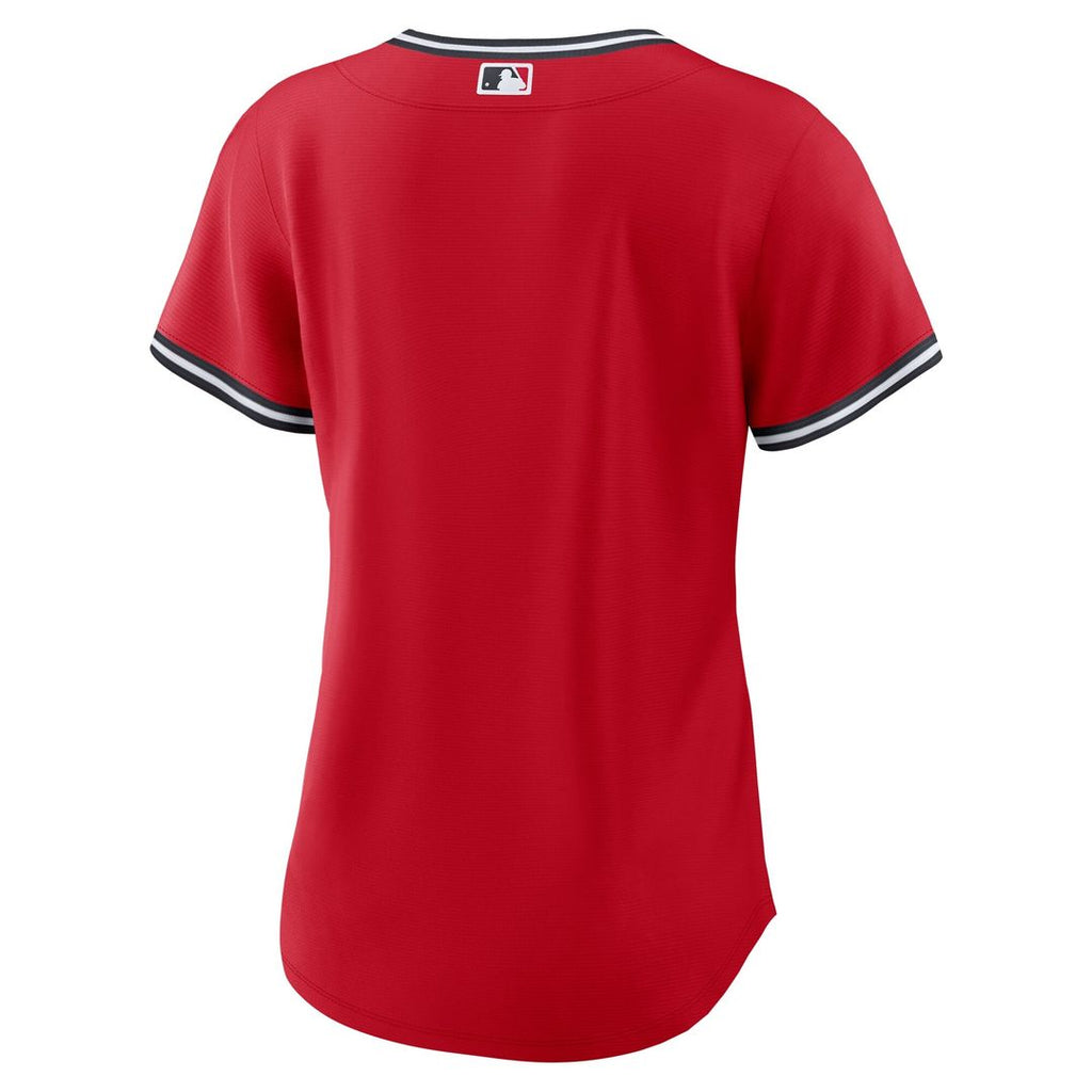 Cleveland Guardians Nike Women's Alternate 2 Replica Jersey - Red Official MLB Team Apparel Baseball Fan Gear
