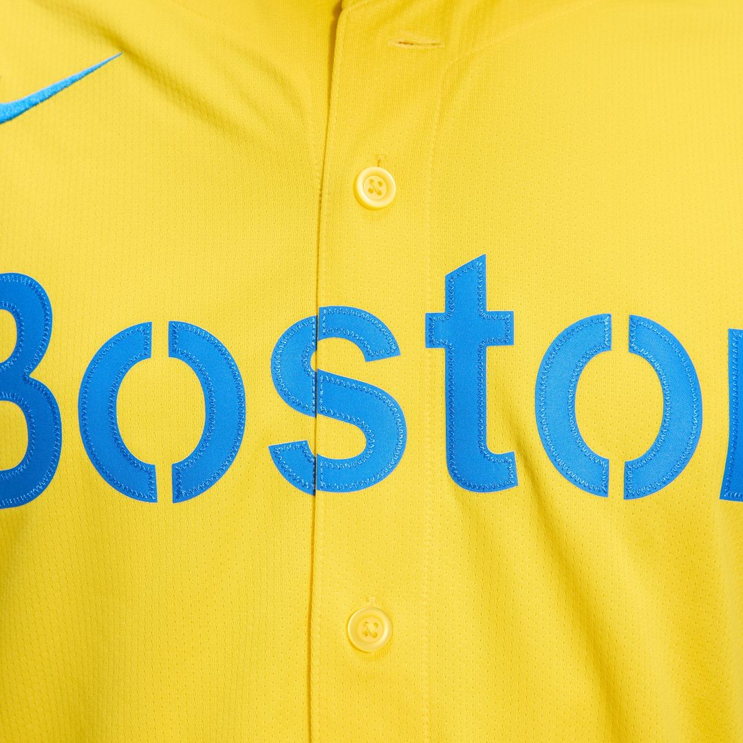 Boston Red Sox Nike City Connect Limited Jersey - Gold Official MLB Team Apparel Baseball Fan Gear