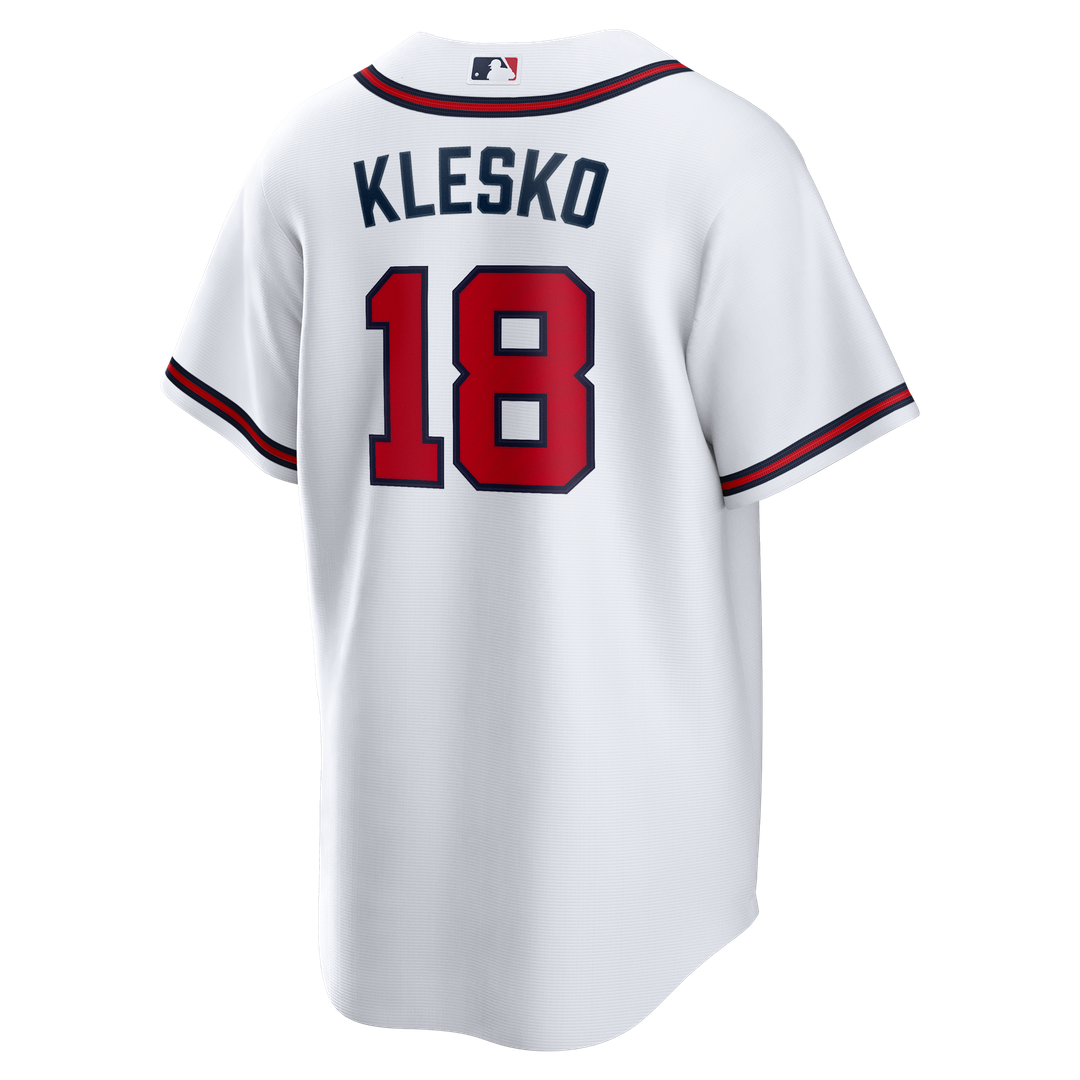 Ryan Klesko Atlanta Braves Nike Home Retired Player Replica Jersey - White Official MLB Team Apparel Baseball Fan Gear