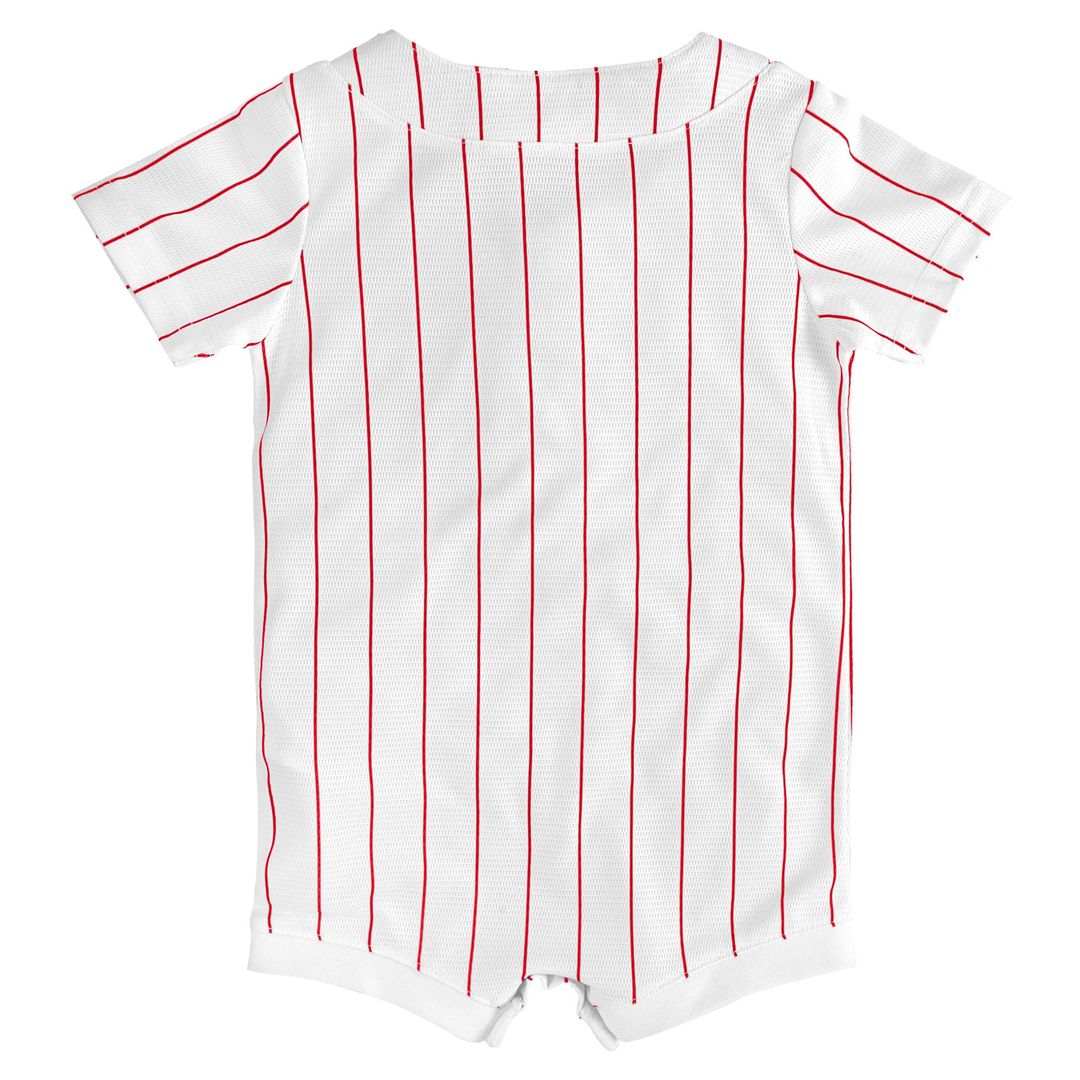 Philadelphia Phillies Nike Newborn Home Replica Romper Jersey - White Official MLB Team Apparel Baseball Fan Gear