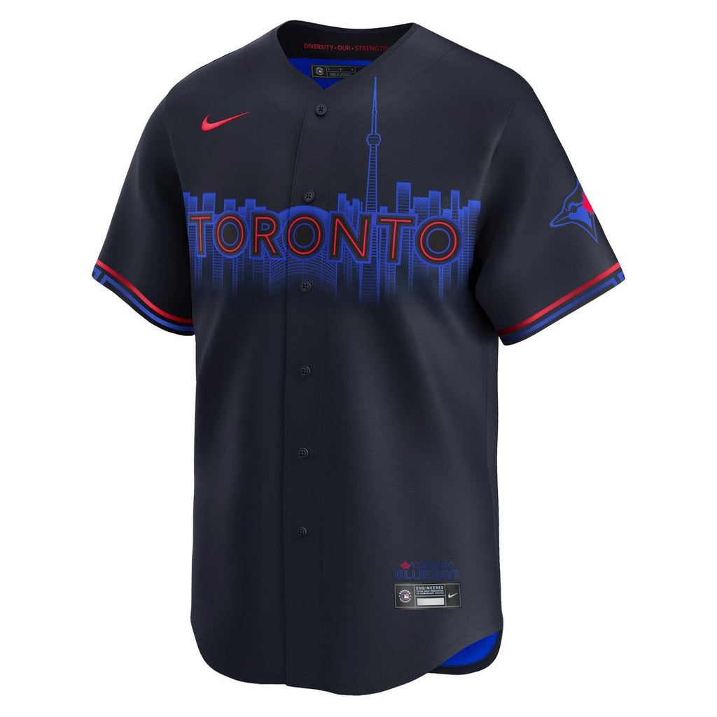 Toronto Blue Jays Nike 2024 City Connect Limited Jersey - Navy Official MLB Team Apparel Baseball Fan Gear