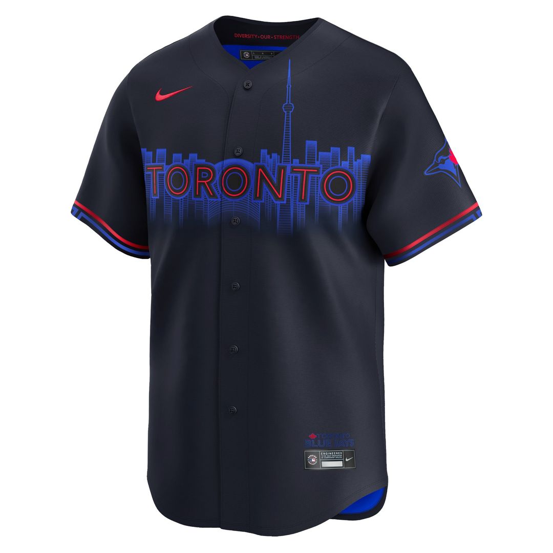 Toronto Blue Jays Nike 2024 City Connect Limited Jersey - Navy Official MLB Team Apparel Baseball Fan Gear