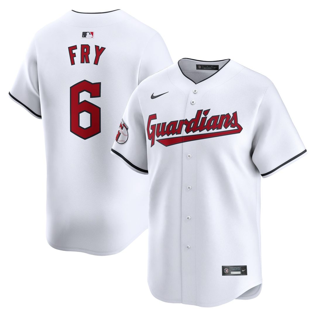David Fry Cleveland Guardians Nike Home Limited Player Jersey - White Official MLB Team Apparel Baseball Fan Gear
