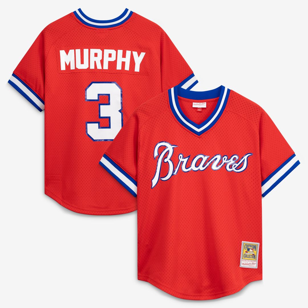 Dale Murphy Atlanta Braves Mitchell & Ness Authentic Batting Practice Jersey - Royal Official MLB Team Apparel Baseball Fan Gear