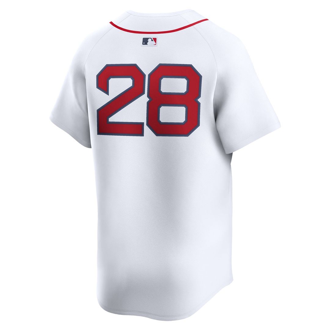 Kristian Campbell Boston Red Sox Nike Home Limited Jersey - White Official MLB Team Apparel Baseball Fan Gear