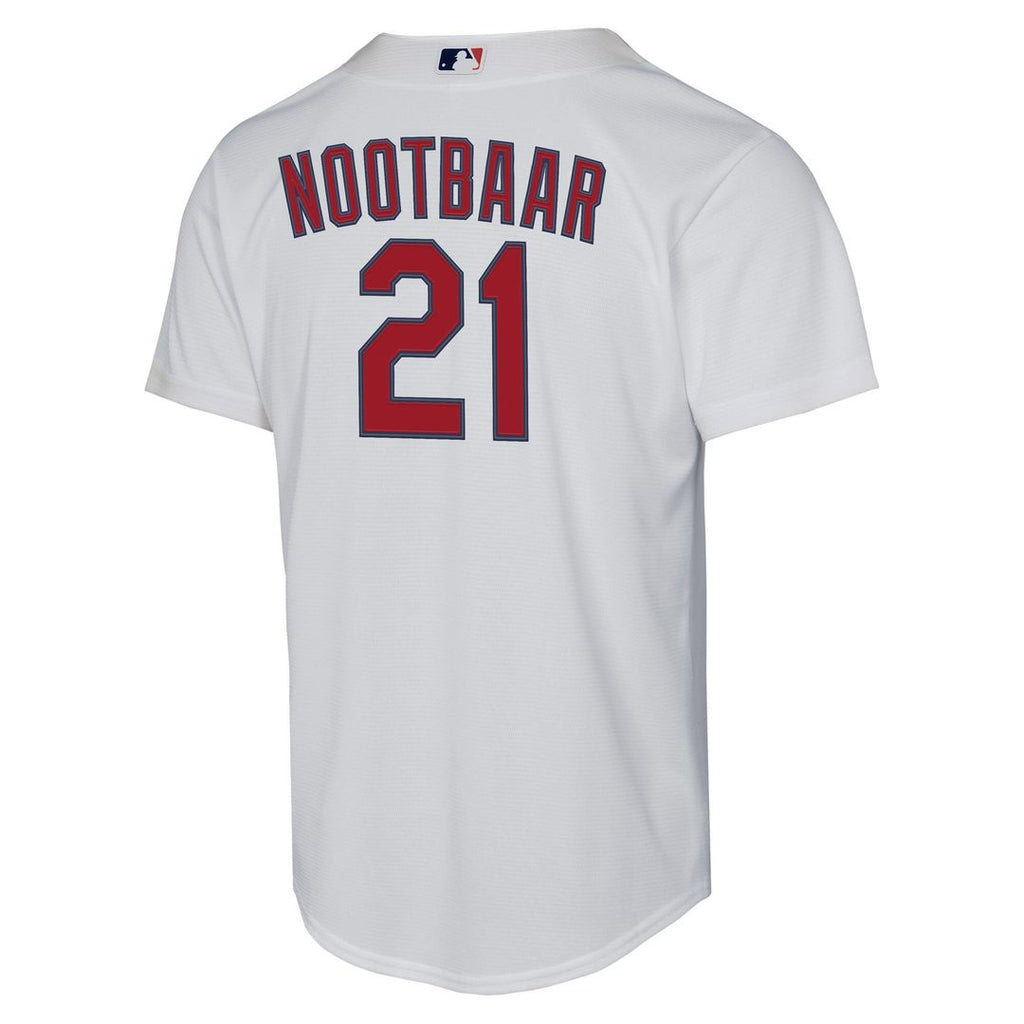 Lars Nootbaar St. Louis Cardinals Nike Youth Home Replica Player Jersey - White Official MLB Team Apparel Baseball Fan Gear