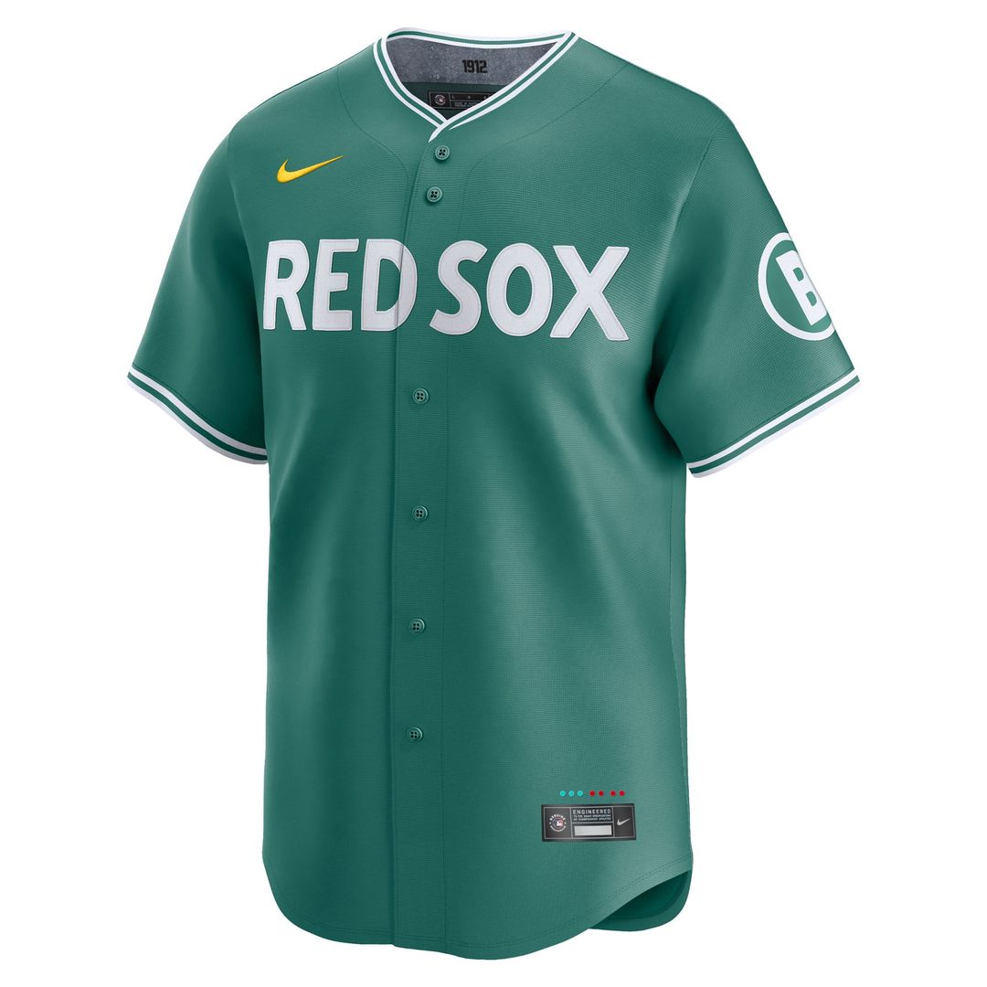Boston Red Sox Nike City Connect Limited Jersey - Green Official MLB Team Apparel Baseball Fan Gear