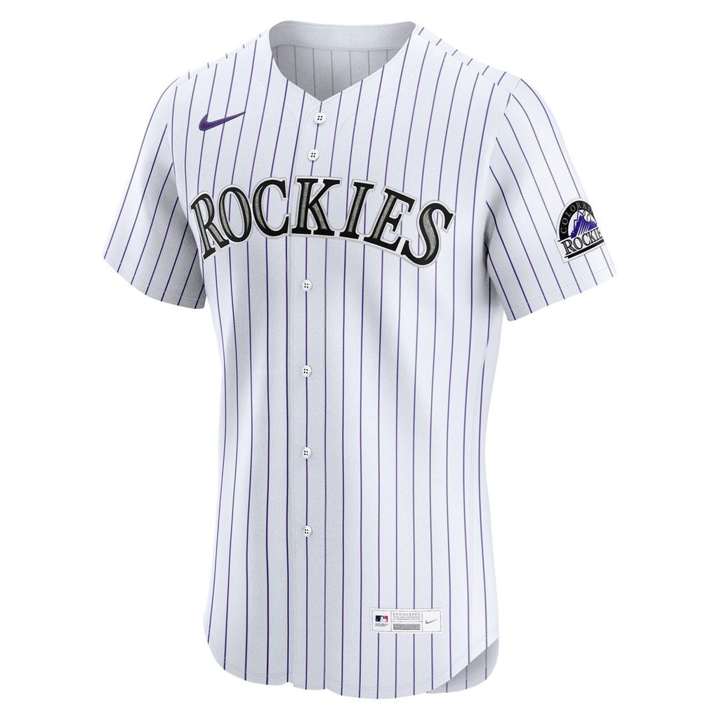 Colorado Rockies Nike Home Elite Jersey - White Official MLB Team Apparel Baseball Fan Gear