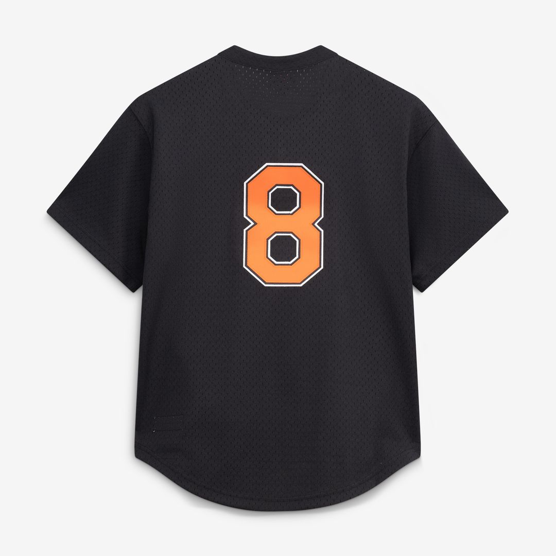 Cal Ripken Jr. Baltimore Orioles Mitchell & Ness Authentic Batting Practice Jersey - Black Official MLB Team Apparel Baseball Fan Gear