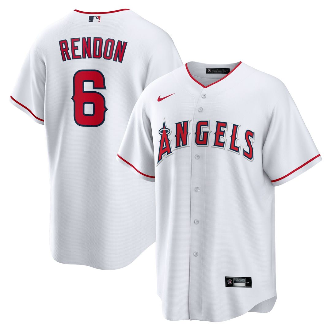 Anthony Rendon Los Angeles Angels Nike Home Replica Player Name Jersey - White Official MLB Team Apparel Baseball Fan Gear