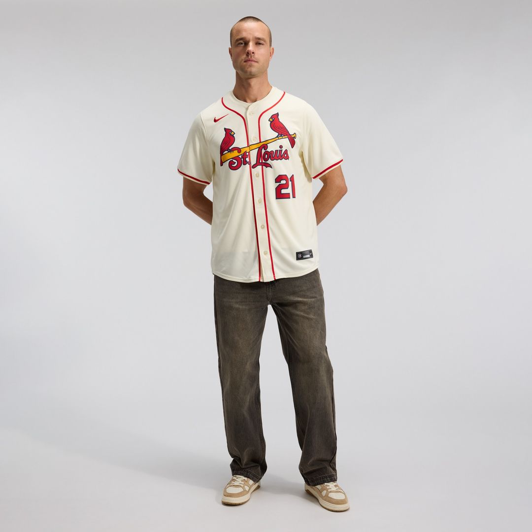 Lars Nootbaar St. Louis Cardinals Nike Alternate 2 Limited Jersey - Cream Official MLB Team Apparel Baseball Fan Gear