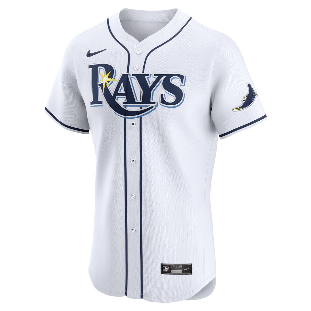 Yandy Diaz Tampa Bay Rays Nike Home Elite Player Jersey - White Official MLB Team Apparel Baseball Fan Gear