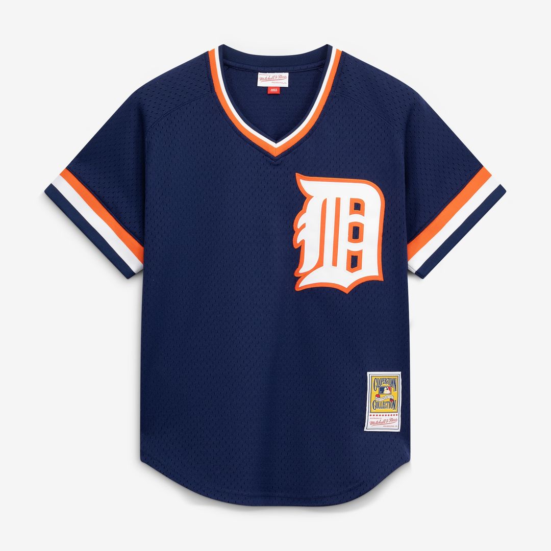 Kirk Gibson Detroit Tigers Mitchell & Ness Authentic Batting Practice Jersey - Navy Official MLB Team Apparel Baseball Fan Gear