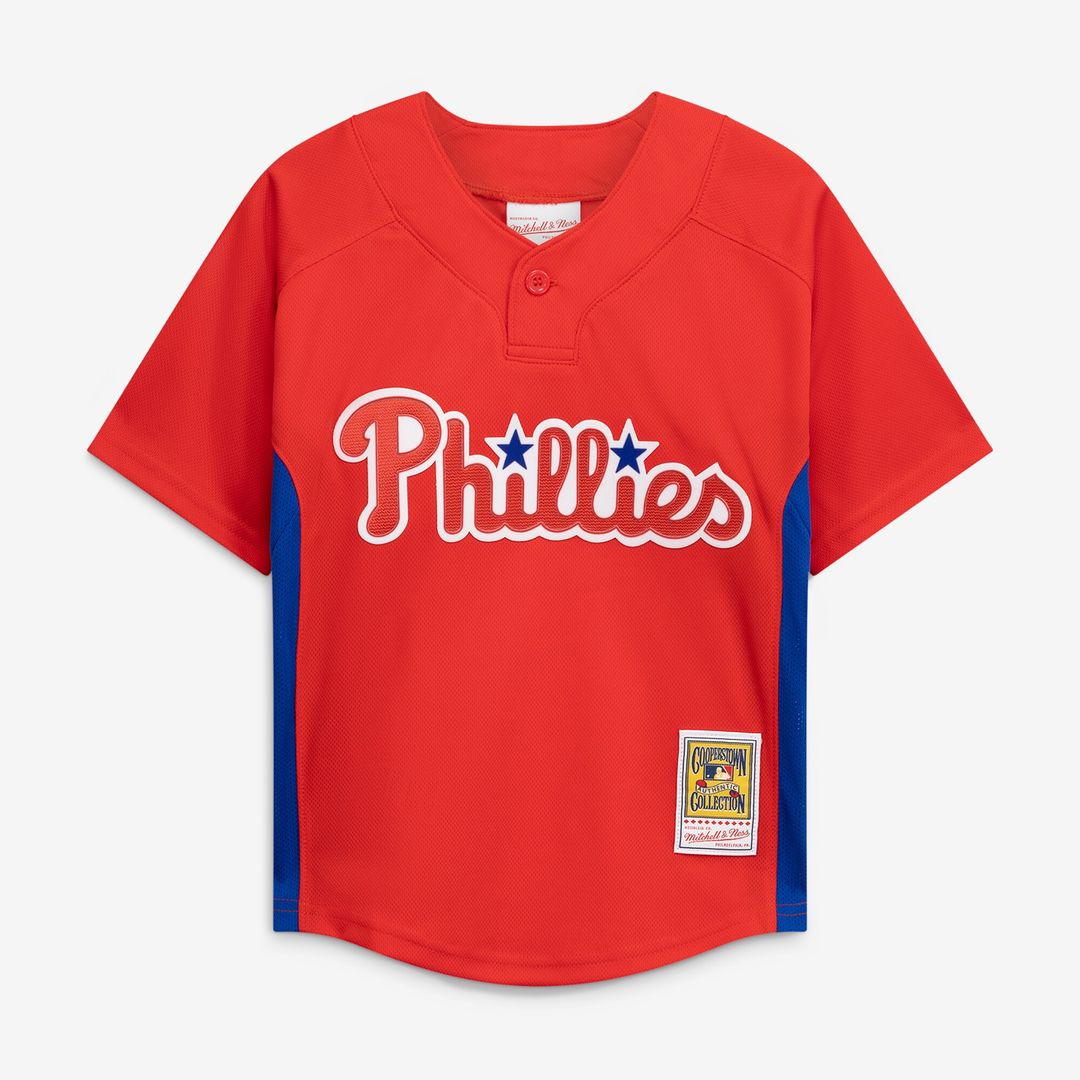 Roy Halladay Philadelphia Phillies Mitchell & Ness Preschool Cooperstown Collection Mesh Batting Practice Jersey - Red Official MLB Team Apparel Baseb