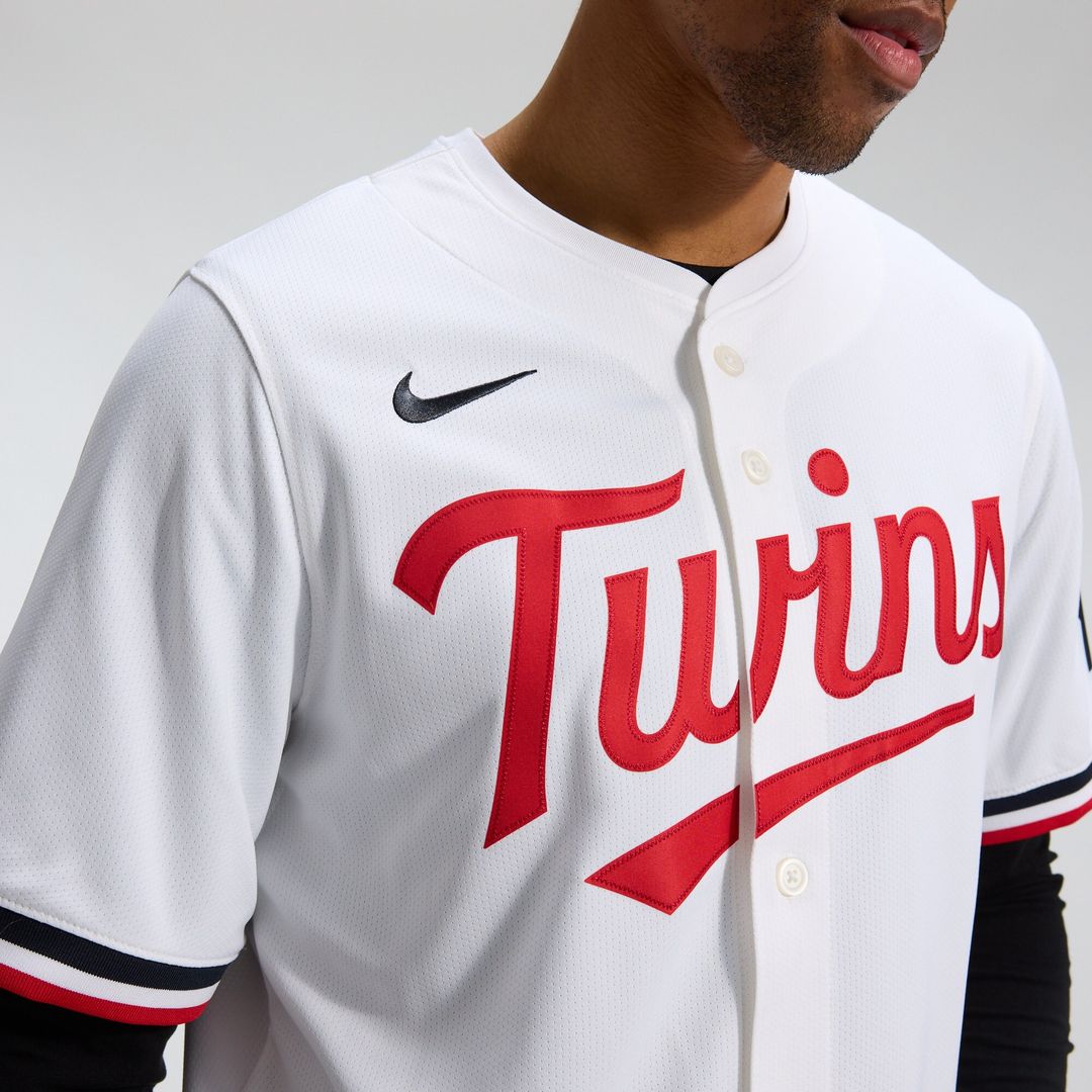 Minnesota Twins Nike Home Limited Jersey - White Official MLB Team Apparel Baseball Fan Gear