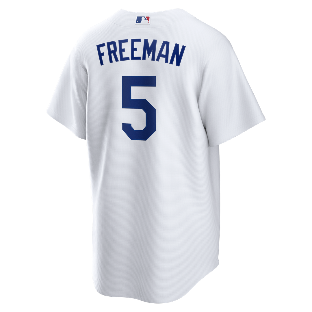 Freddie Freeman Los Angeles Dodgers Nike Home Replica Jersey - White Official MLB Team Apparel Baseball Fan Gear