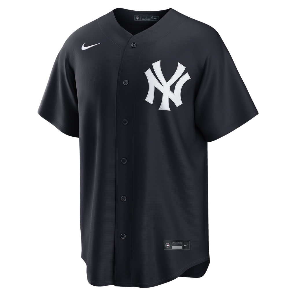 New York Yankees Nike Alternate Replica Jersey - Navy Official MLB Team Apparel Baseball Fan Gear