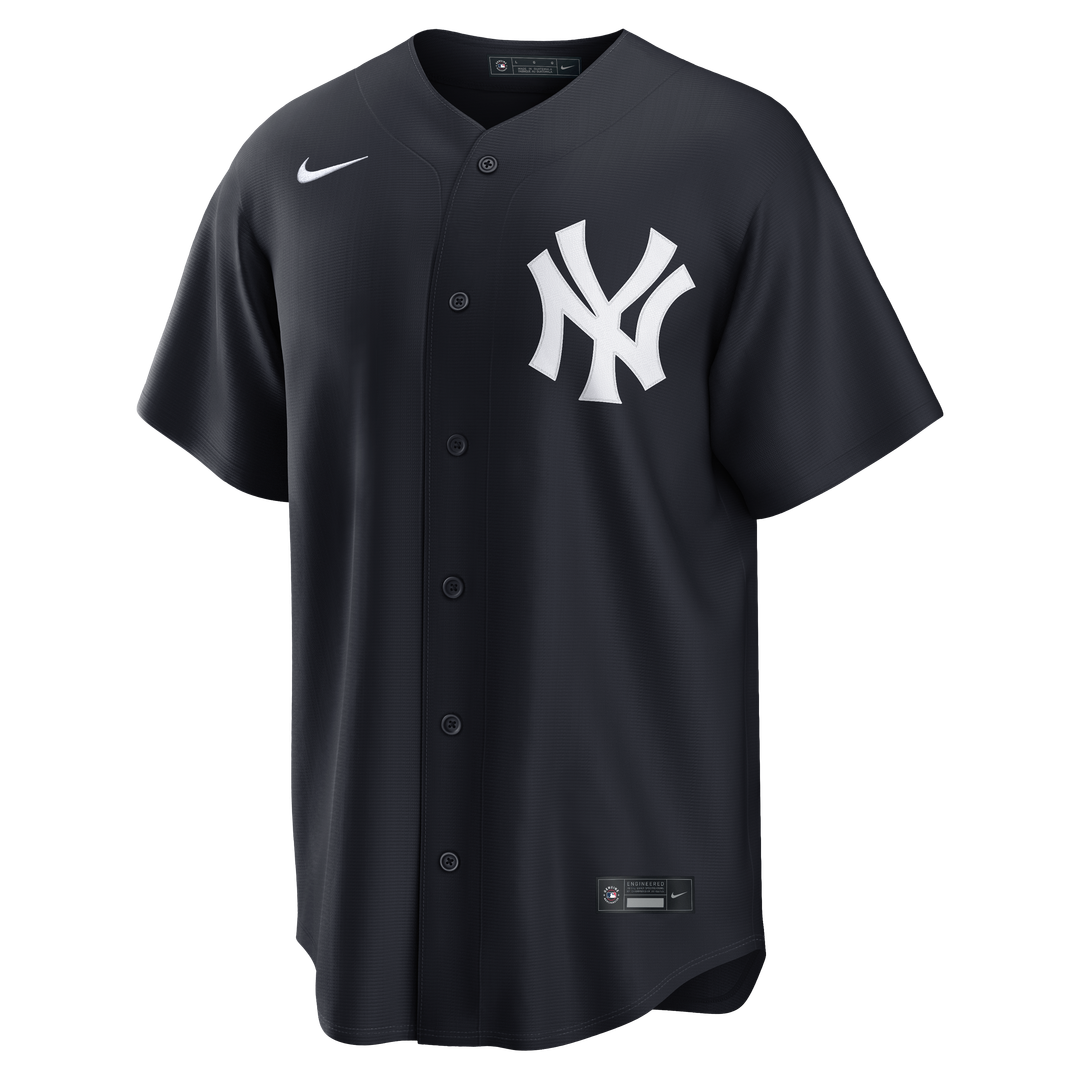 New York Yankees Nike Alternate Replica Jersey - Navy Official MLB Team Apparel Baseball Fan Gear