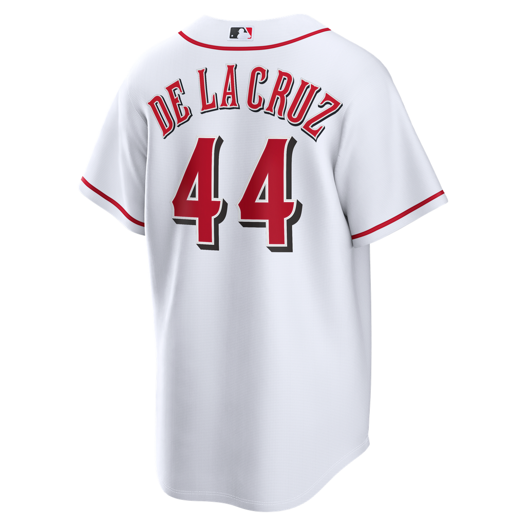 Elly De La Cruz Cincinnati Reds Nike Home Replica Jersey - White Official MLB Team Apparel Baseball Fan Gear